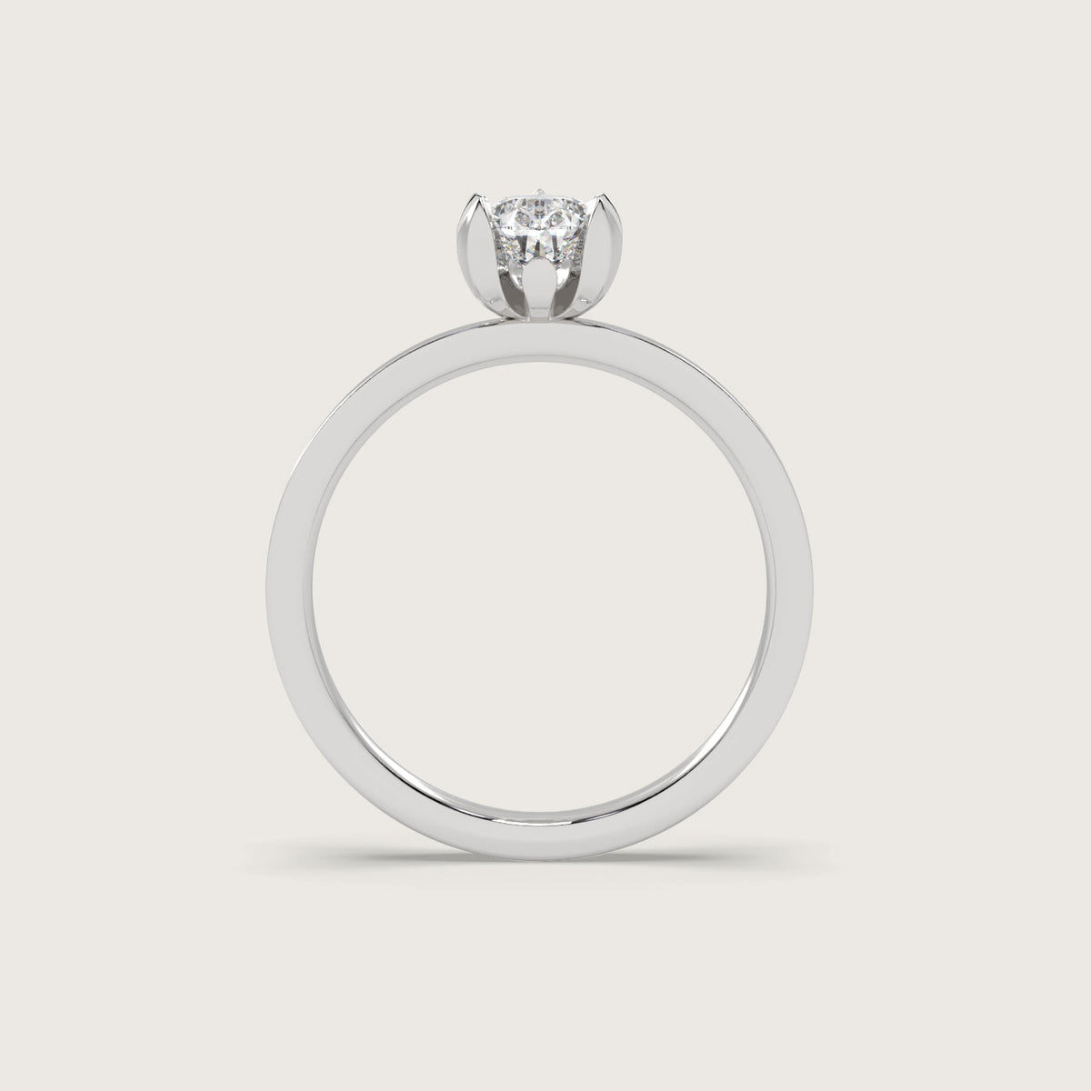 18K White 1ct