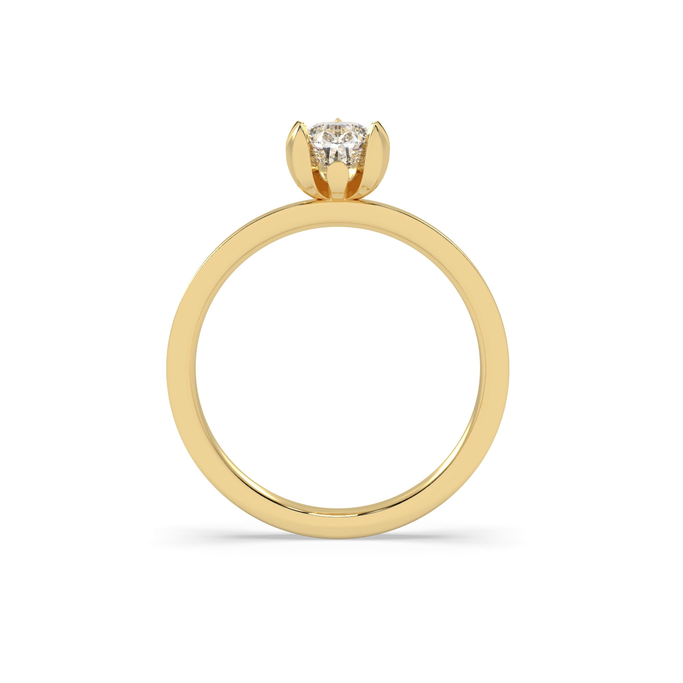 Fleur de Luce 1ct Pear Shape Diamond Engagement Ring