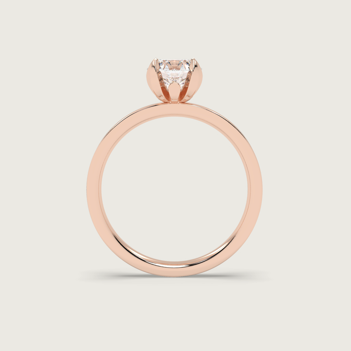 18K Rose 1ct
