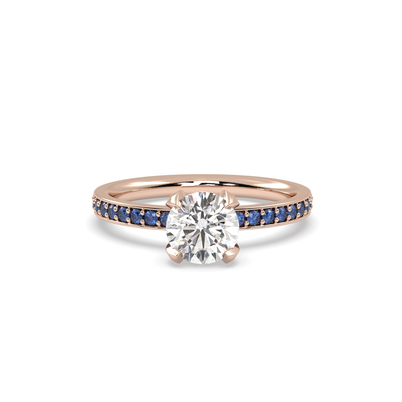 Fleur de Luce 1ct Round Diamond Engagement Ring