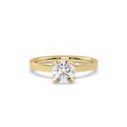 Fleur de Luce 1ct Round Diamond Engagement Ring