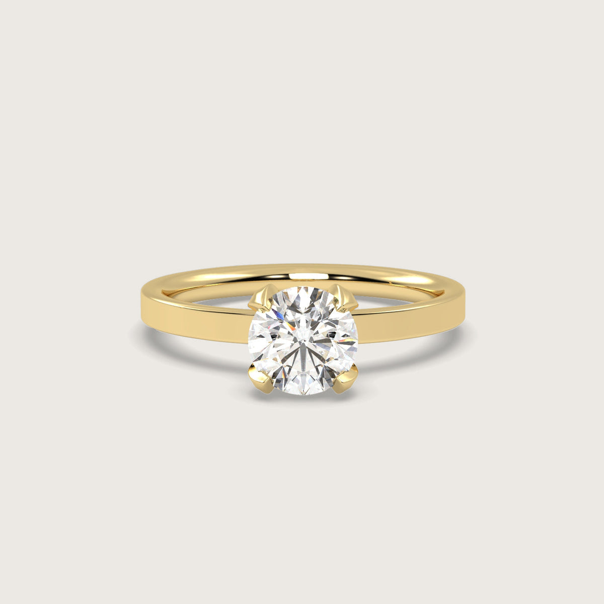 18K Yellow 1ct