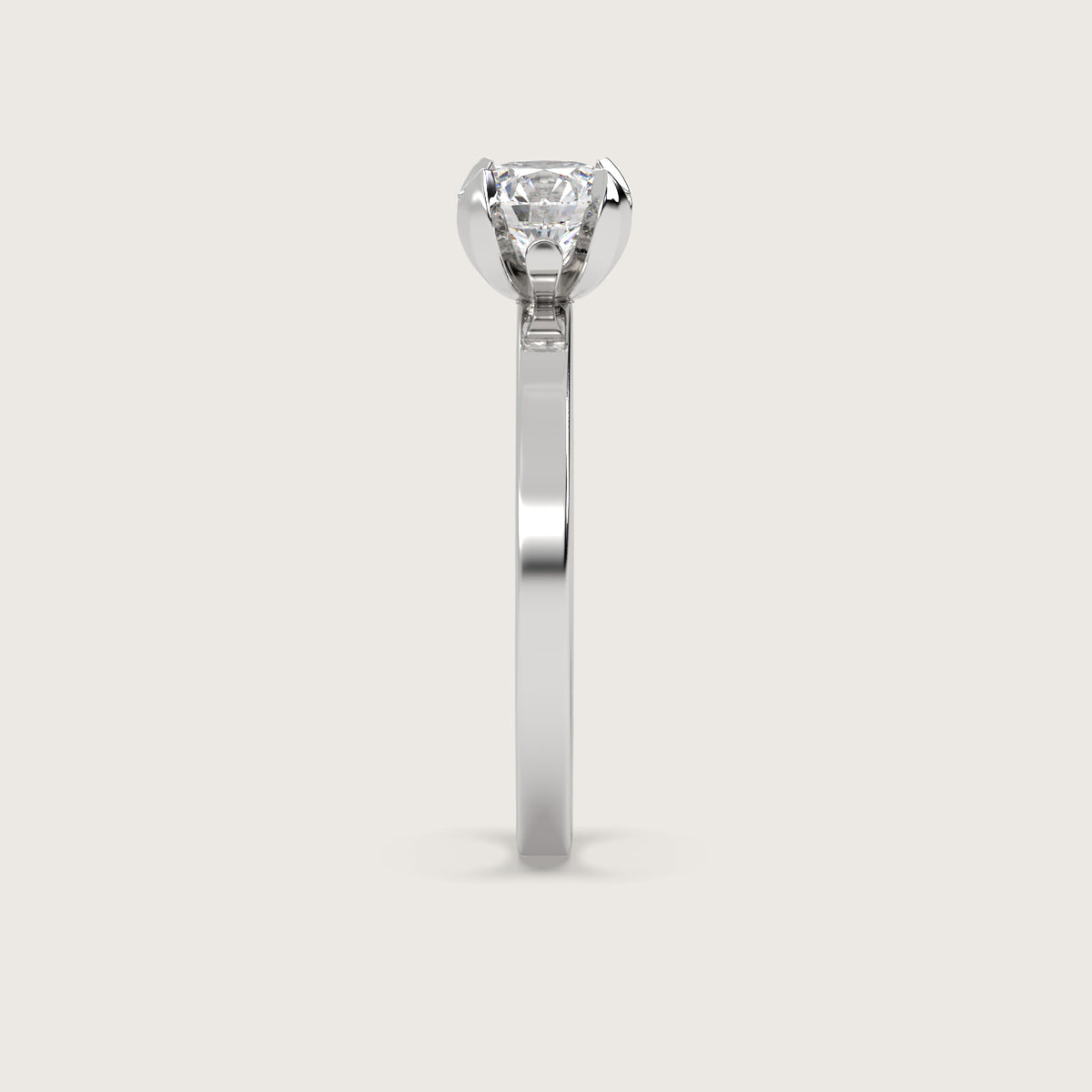 18K White 1ct