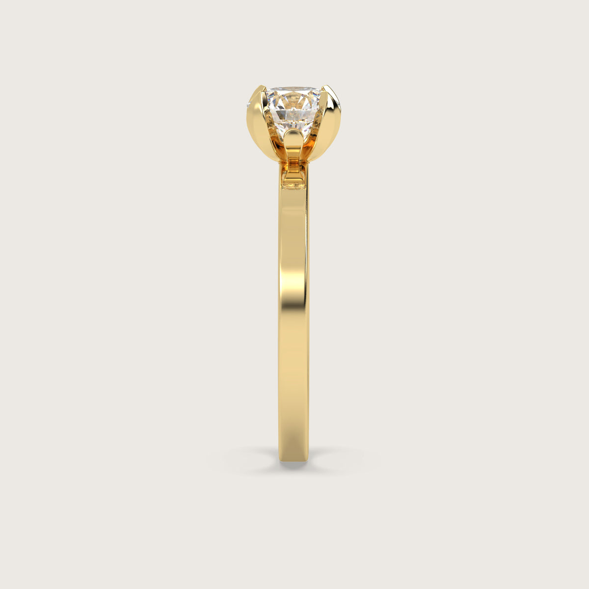 18K Yellow 1ct