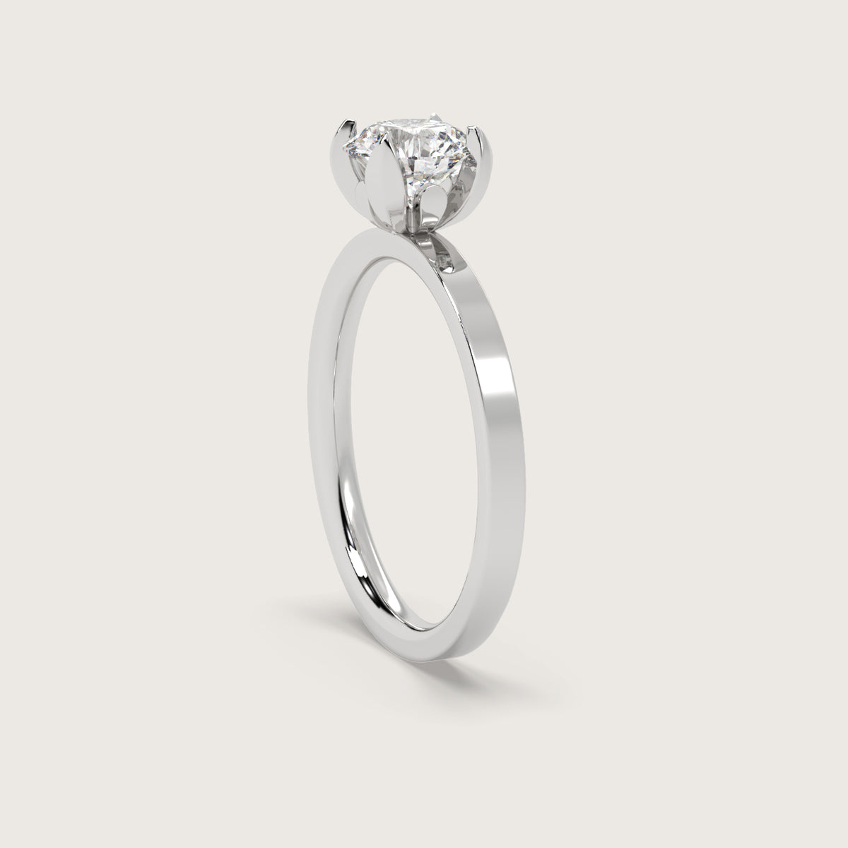 18K White 1ct