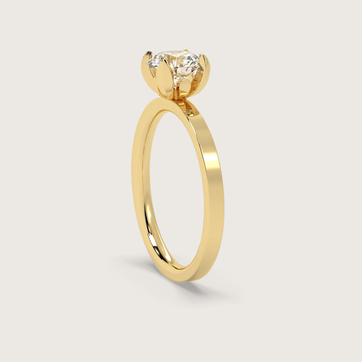 18K Yellow 1ct