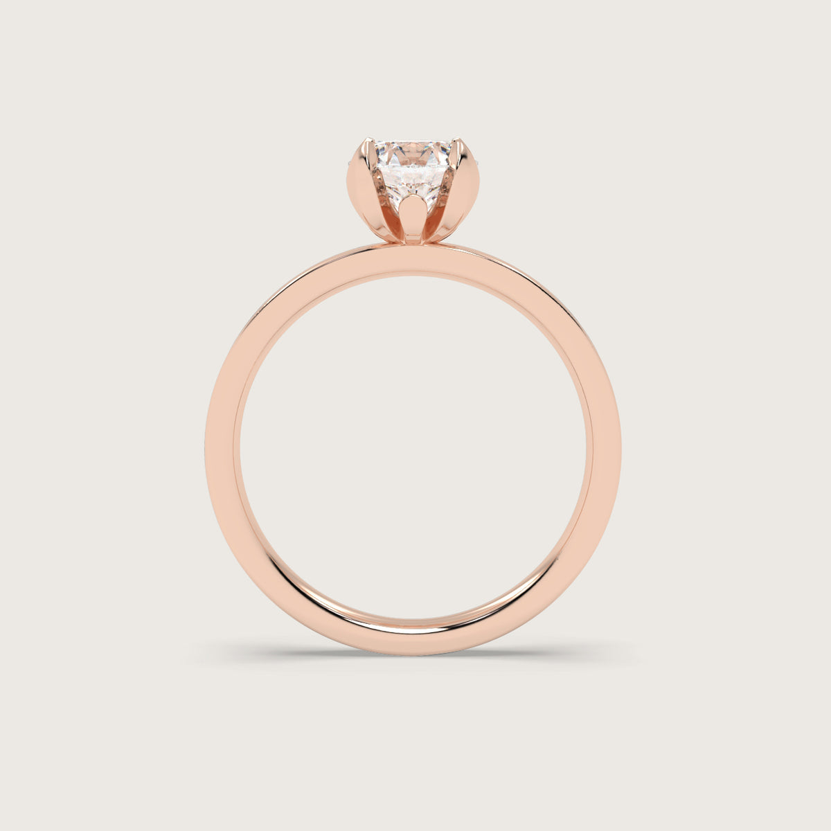 18K Rose 1ct