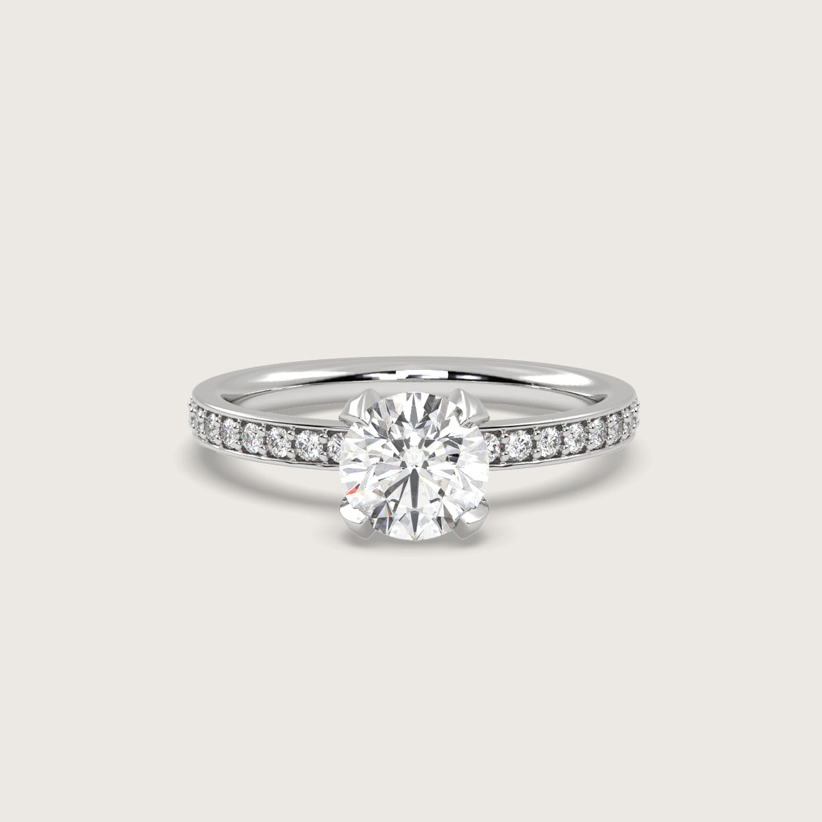 18K White 1ct