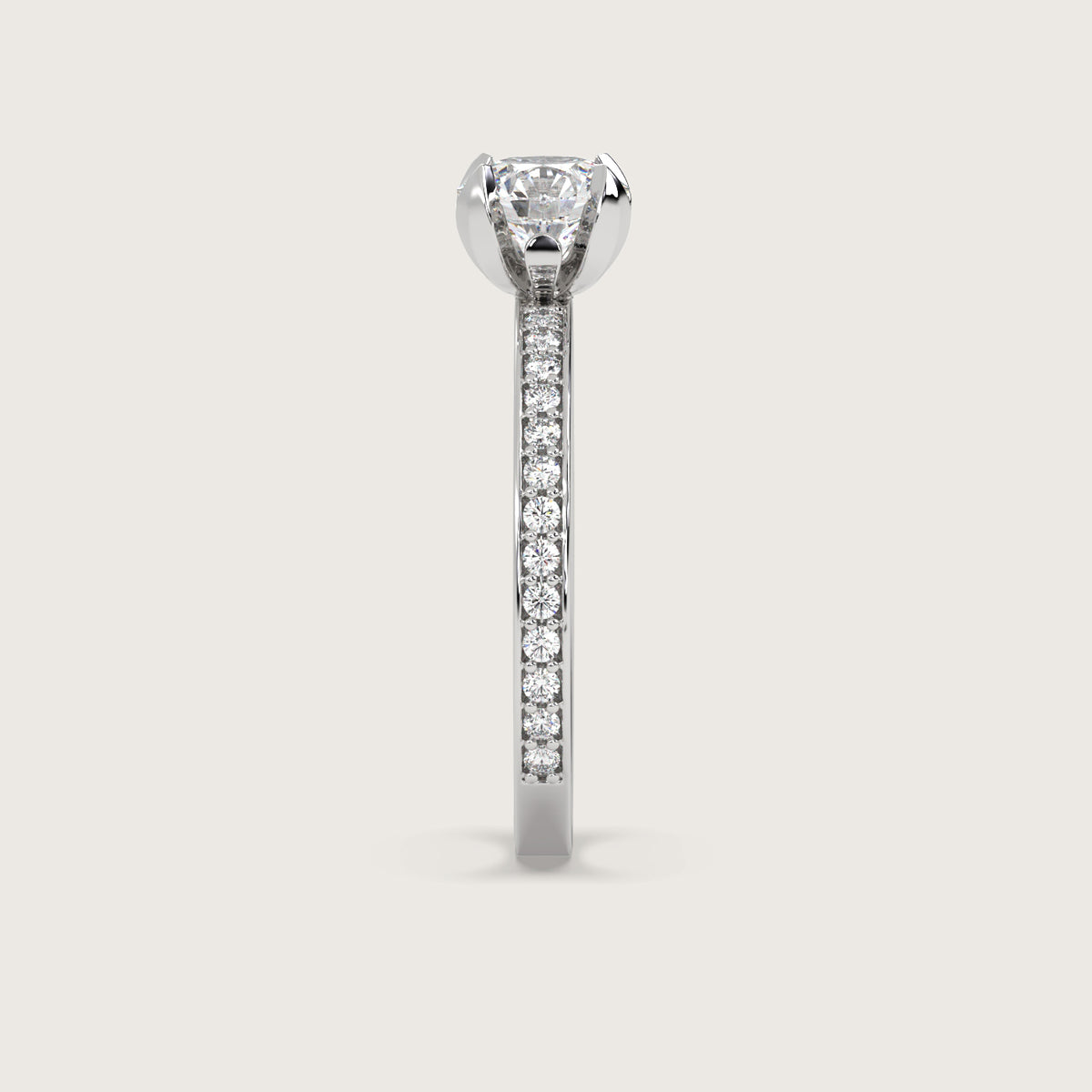 18K White 1ct