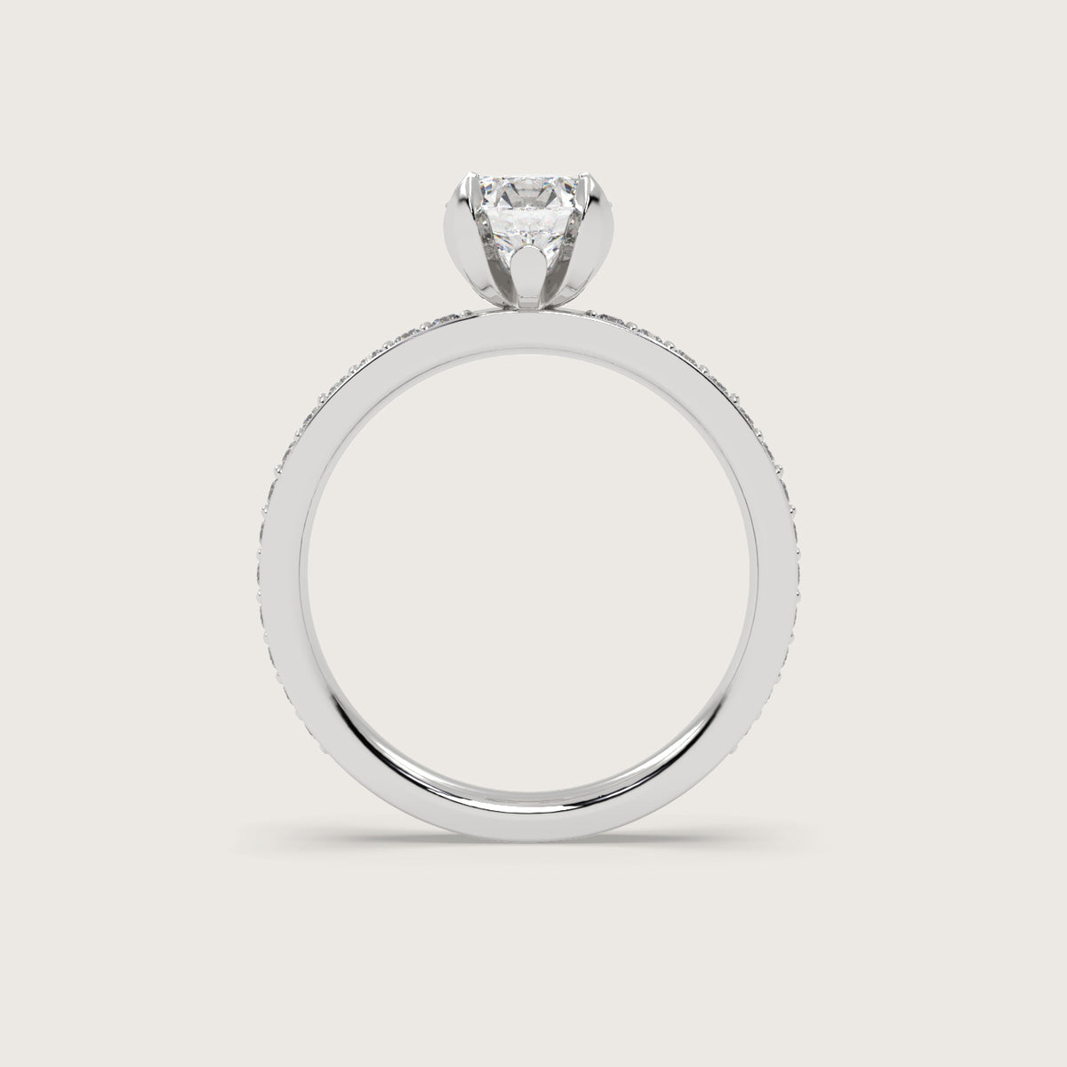 18K White 1ct