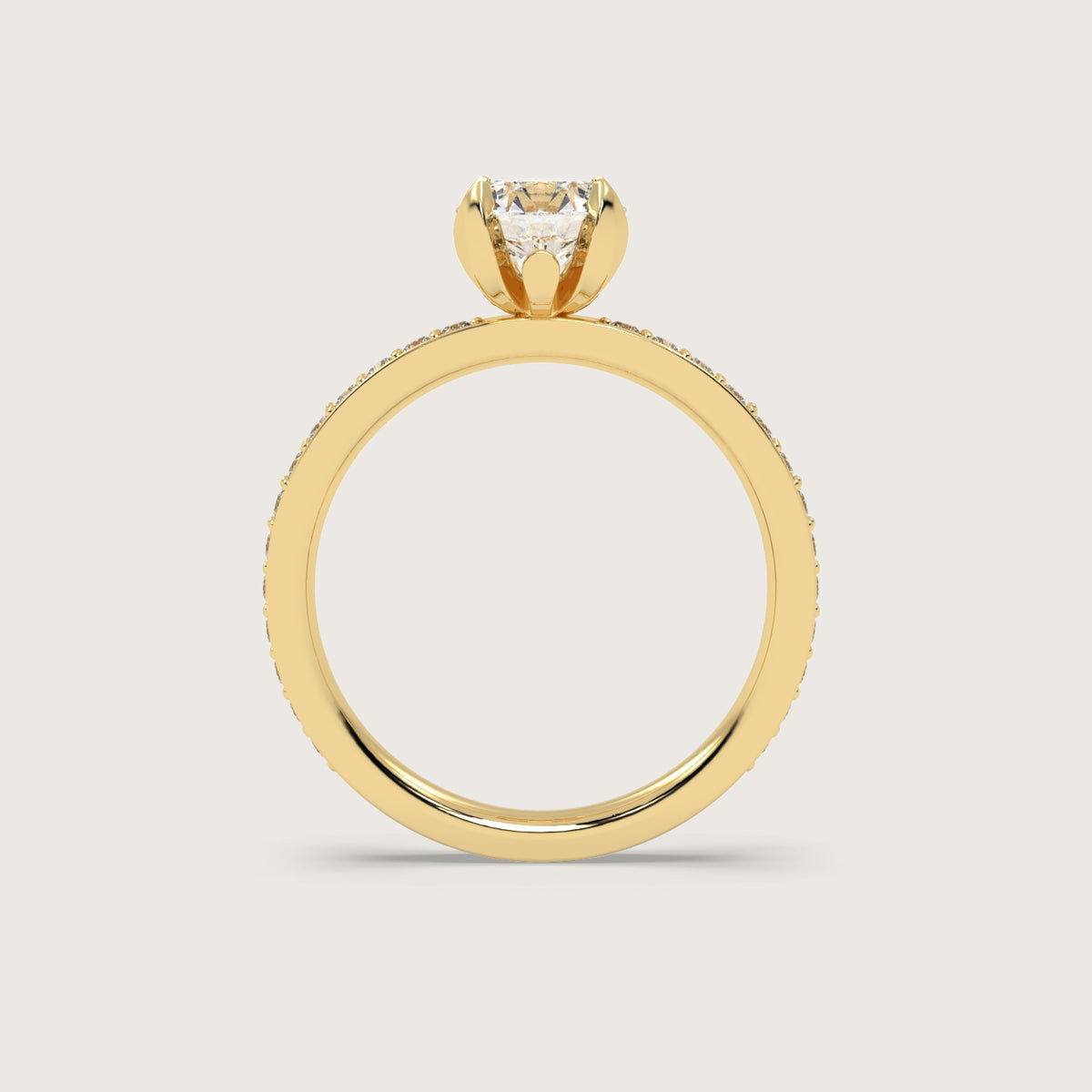 18K Yellow 1ct