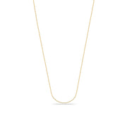 Fine Paperclip Necklace Chain in 18k Yellow Gold