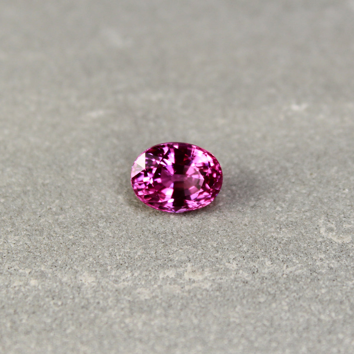 3.04ct Pink Sapphire Fleur de Luce Solitaire Engagement Ring in 18k Rose Gold