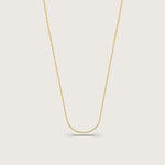 Yellow Gold Paperclip Necklace Chain