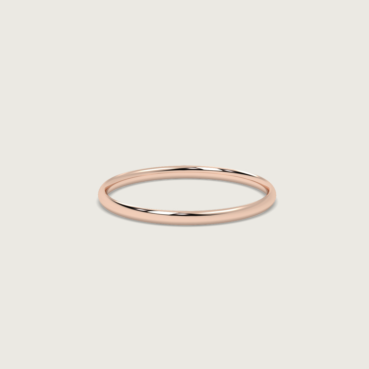 Fine Wedding Band - Fleur de Luce Profile