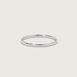 Fine Wedding Band - Fleur de Luce Profile