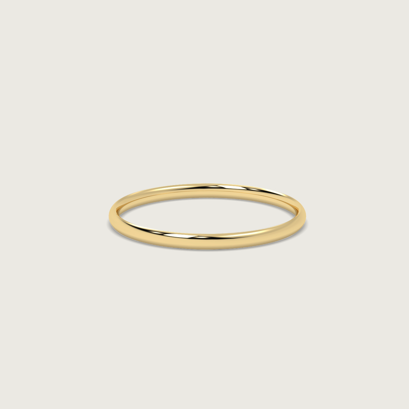 Fine Wedding Band - Fleur de Luce Profile