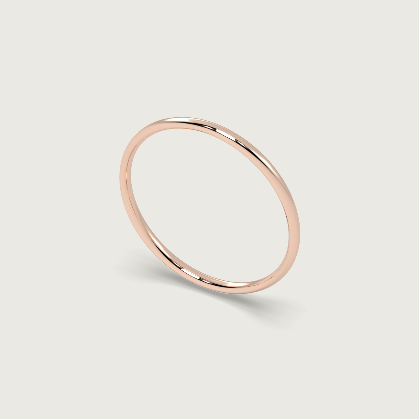 Fine Wedding Band - Fleur de Luce Profile