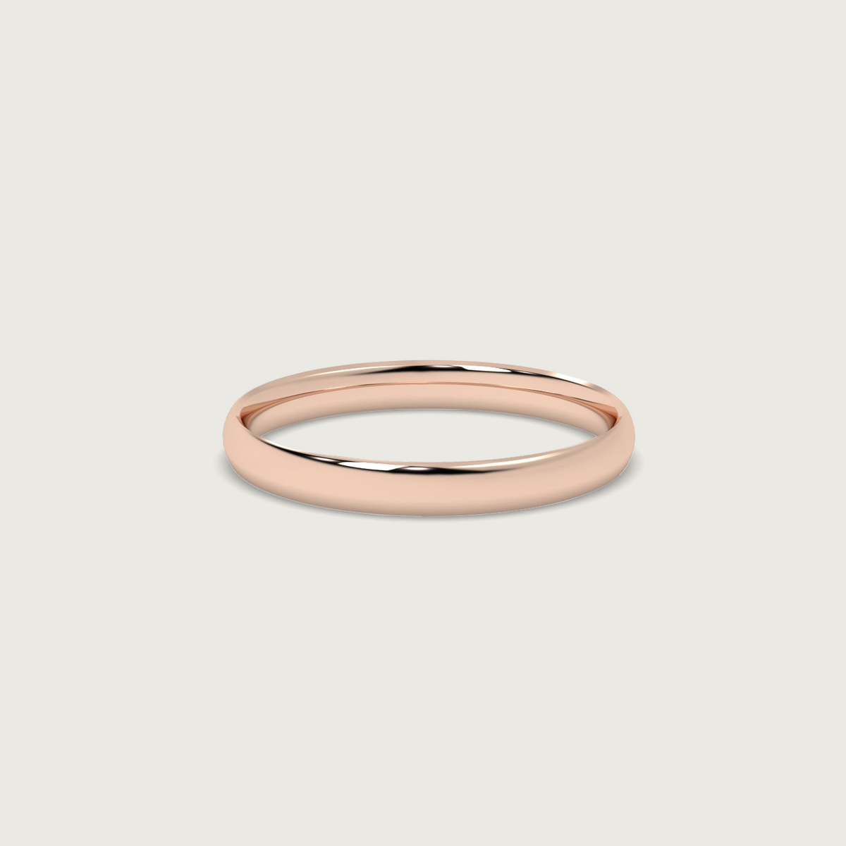 Classic Wedding Band - Fleur de Luce Profile