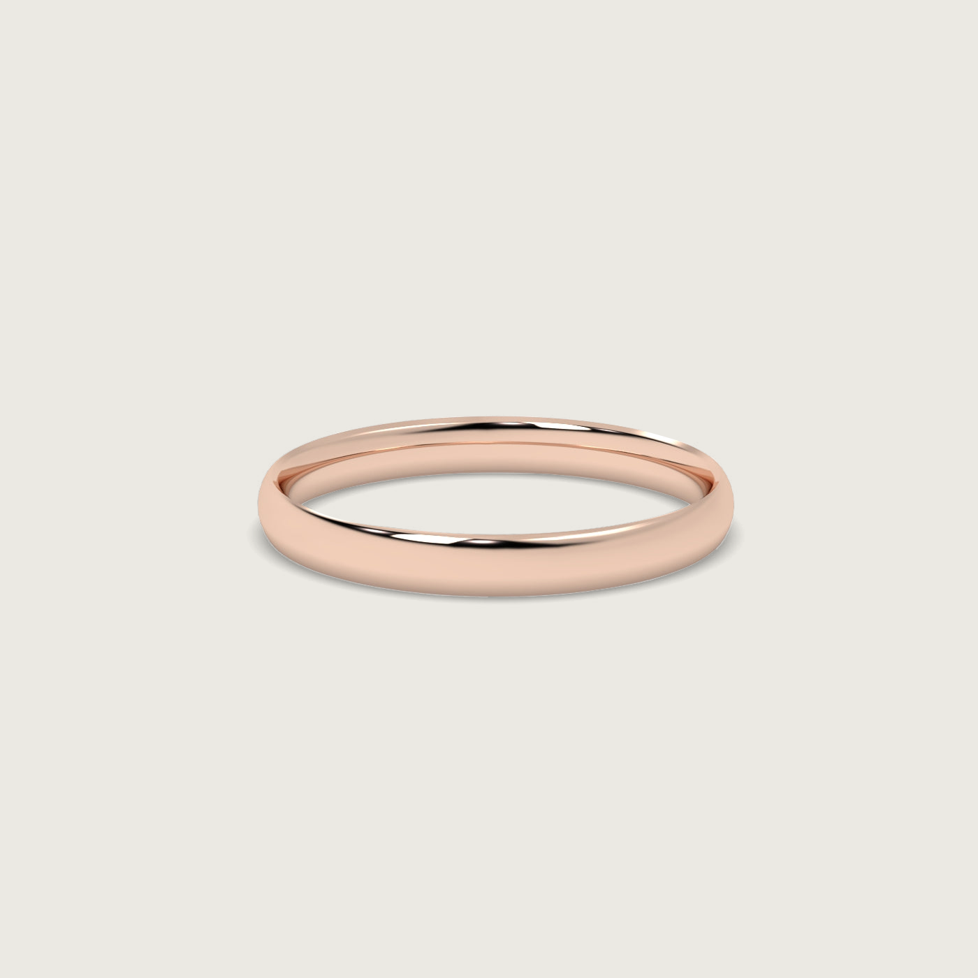 Classic Wedding Band - Fleur de Luce Profile