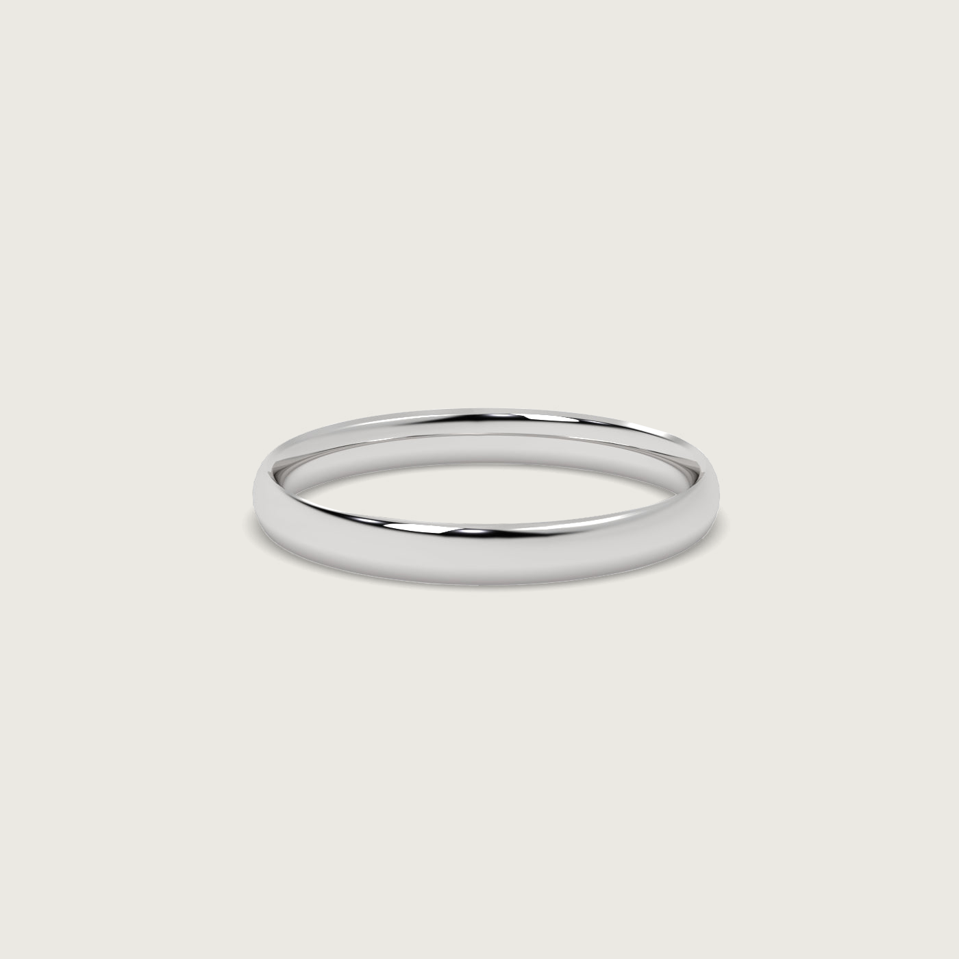 Classic Wedding Band - Fleur de Luce Profile