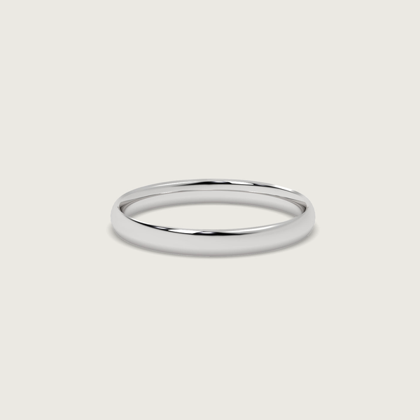 Classic Wedding Band - Fleur de Luce Profile