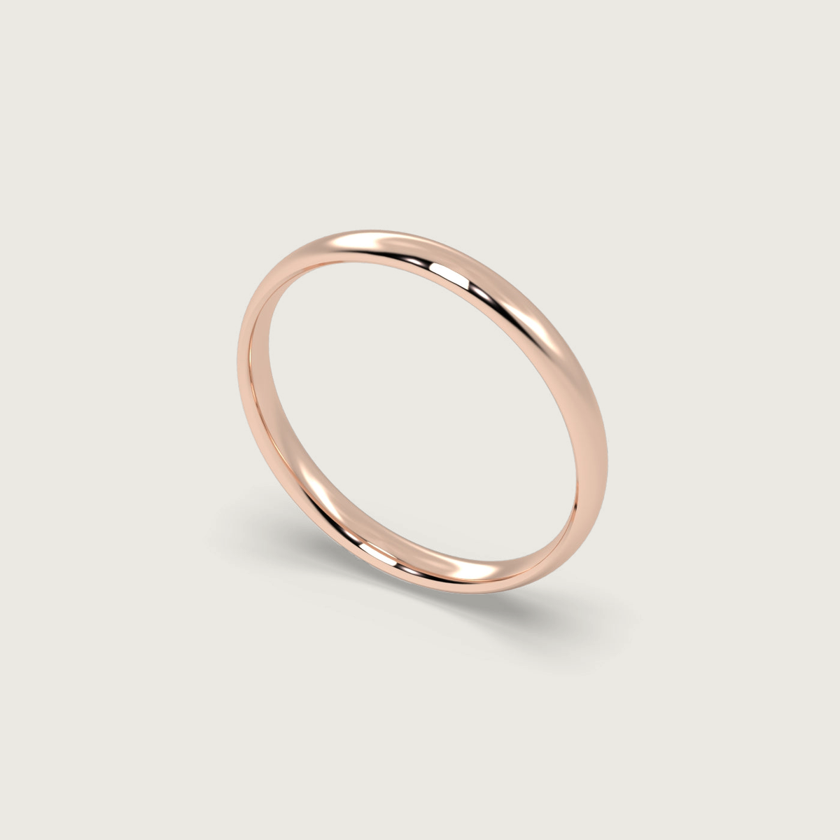 Classic Wedding Band - Fleur de Luce Profile