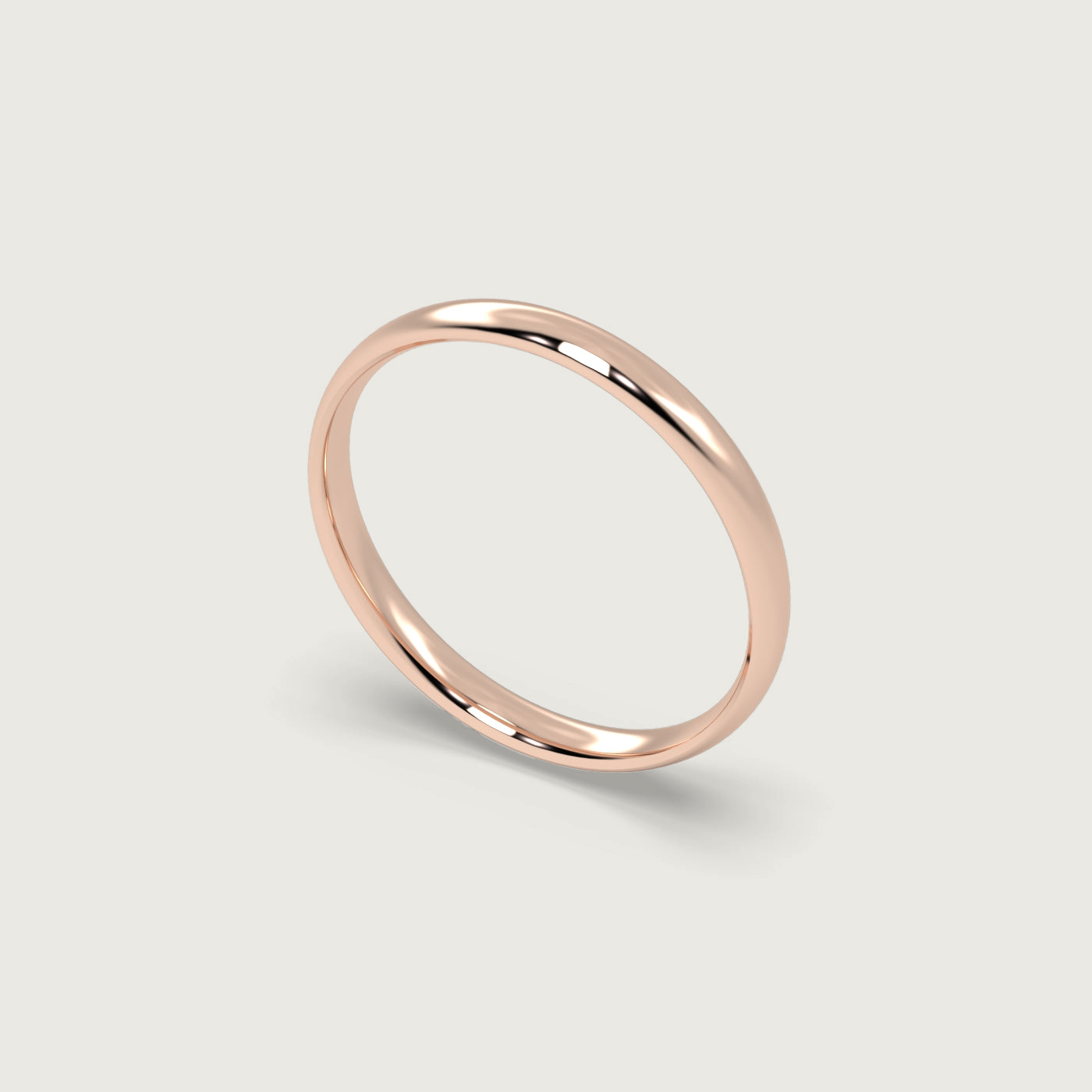 Classic Wedding Band - Fleur de Luce Profile