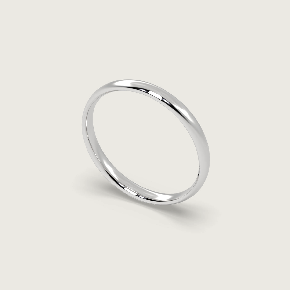 Classic Wedding Band - Fleur de Luce Profile