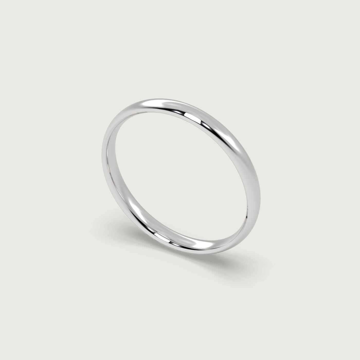 Classic Wedding Band - Fleur de Luce Profile