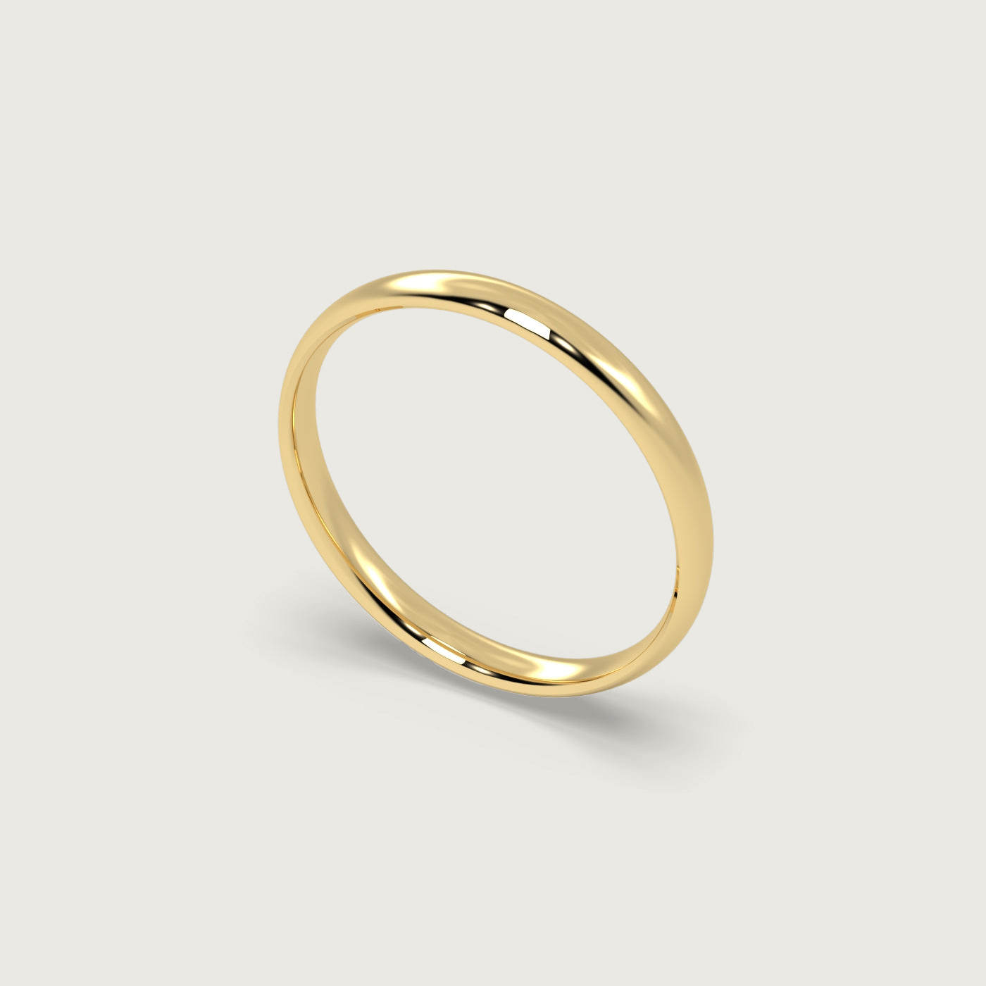 Classic Wedding Band - Fleur de Luce Profile
