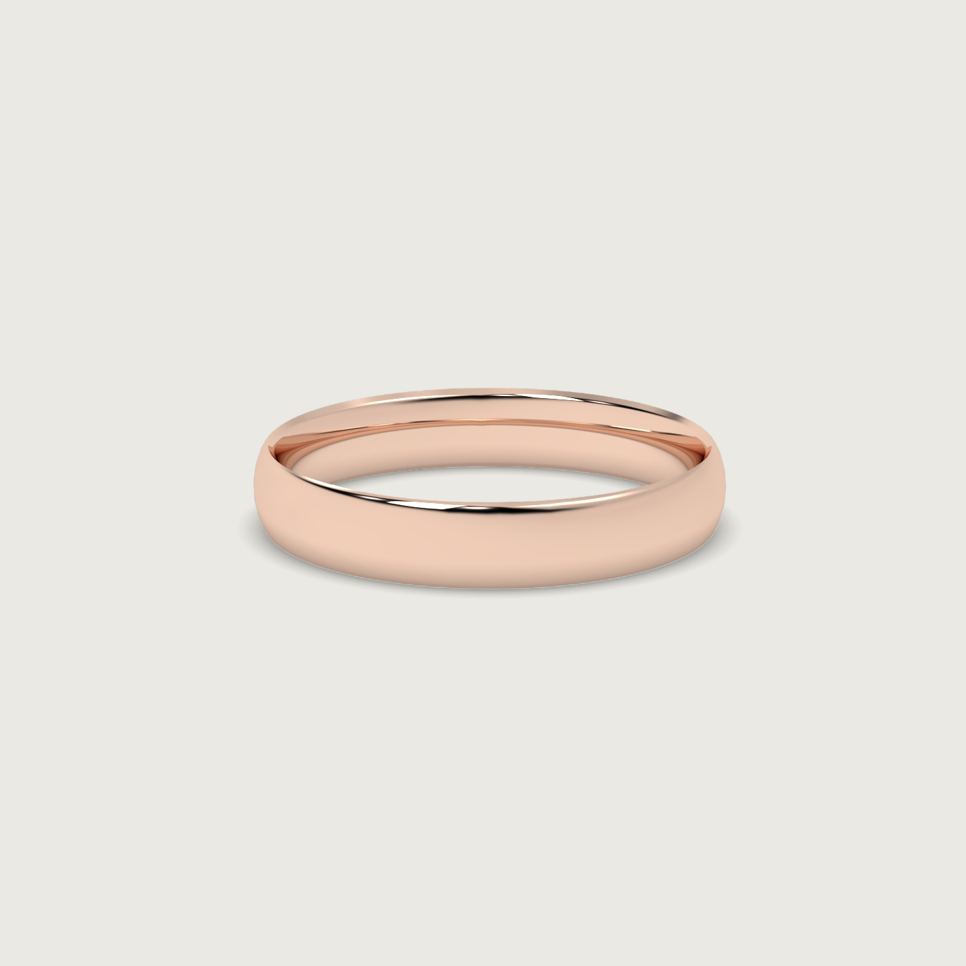 Heavy Wedding Band - Fleur de Luce Profile