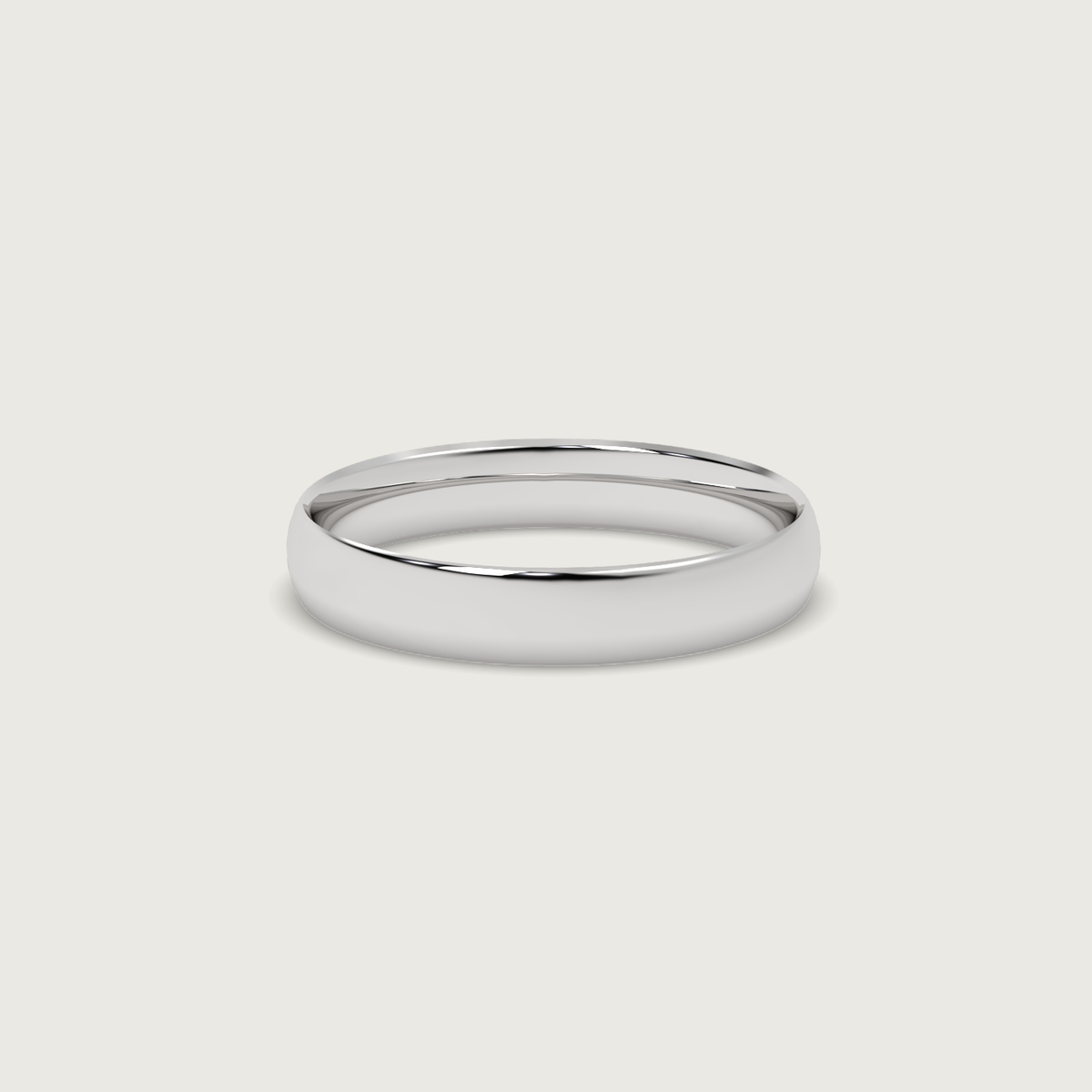 Heavy Wedding Band - Fleur de Luce Profile