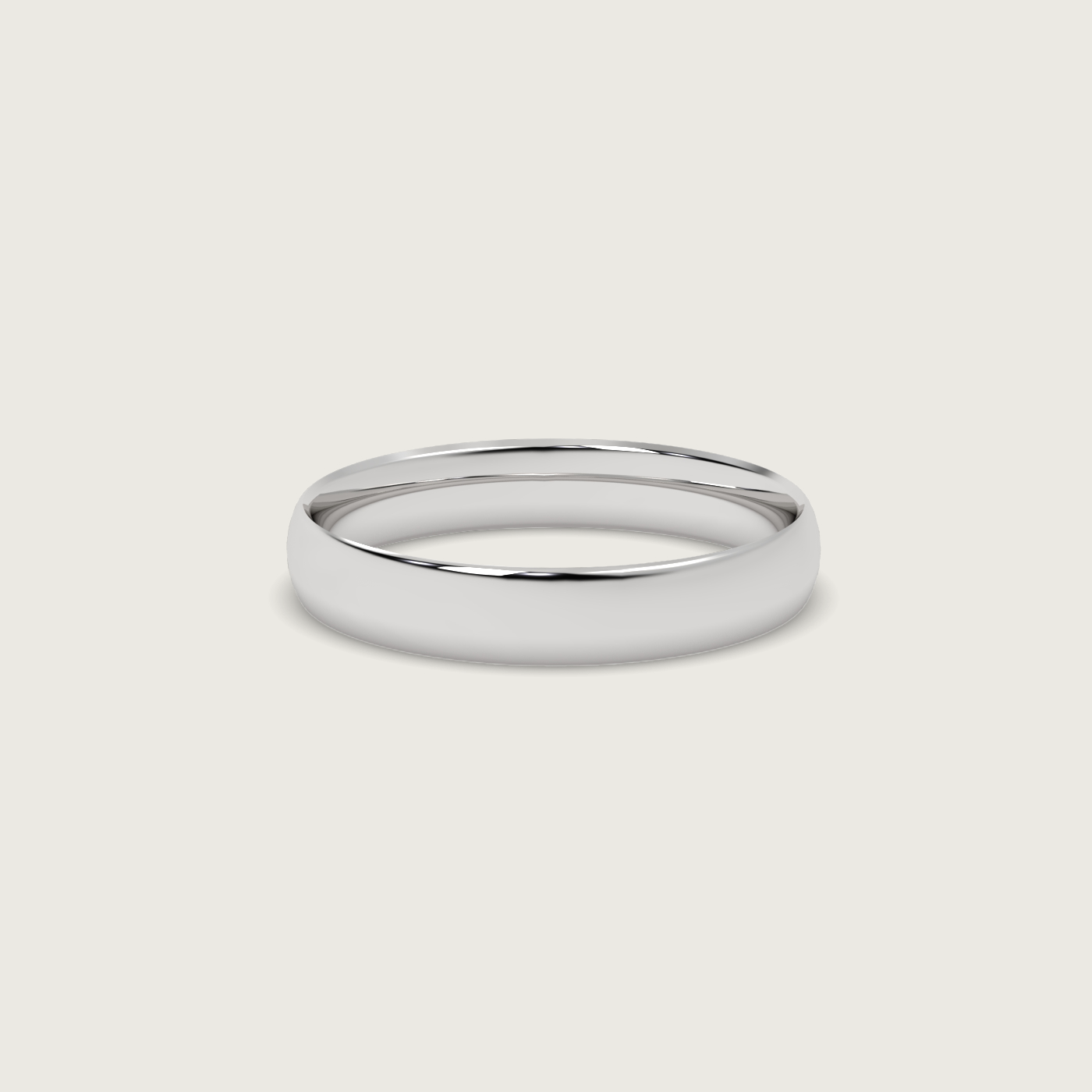 Heavy Wedding Band - Fleur de Luce Profile