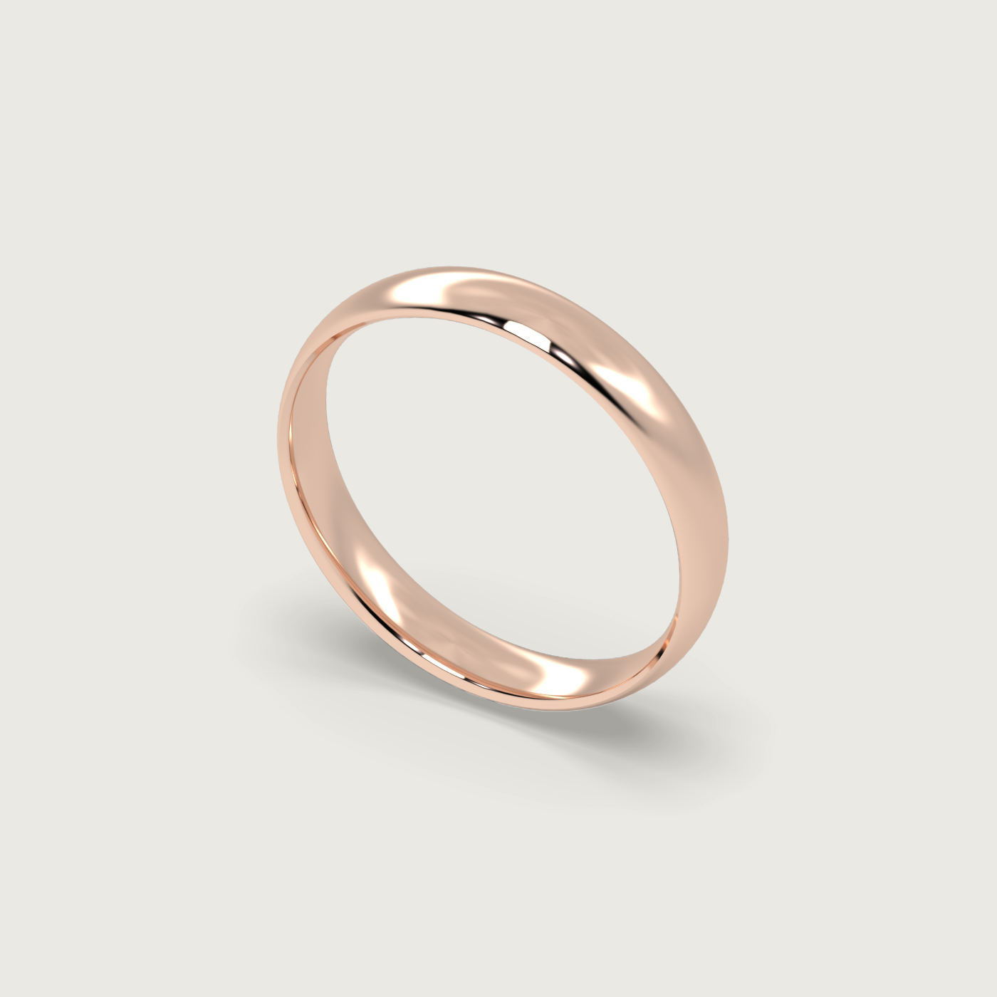 Heavy Wedding Band - Fleur de Luce Profile
