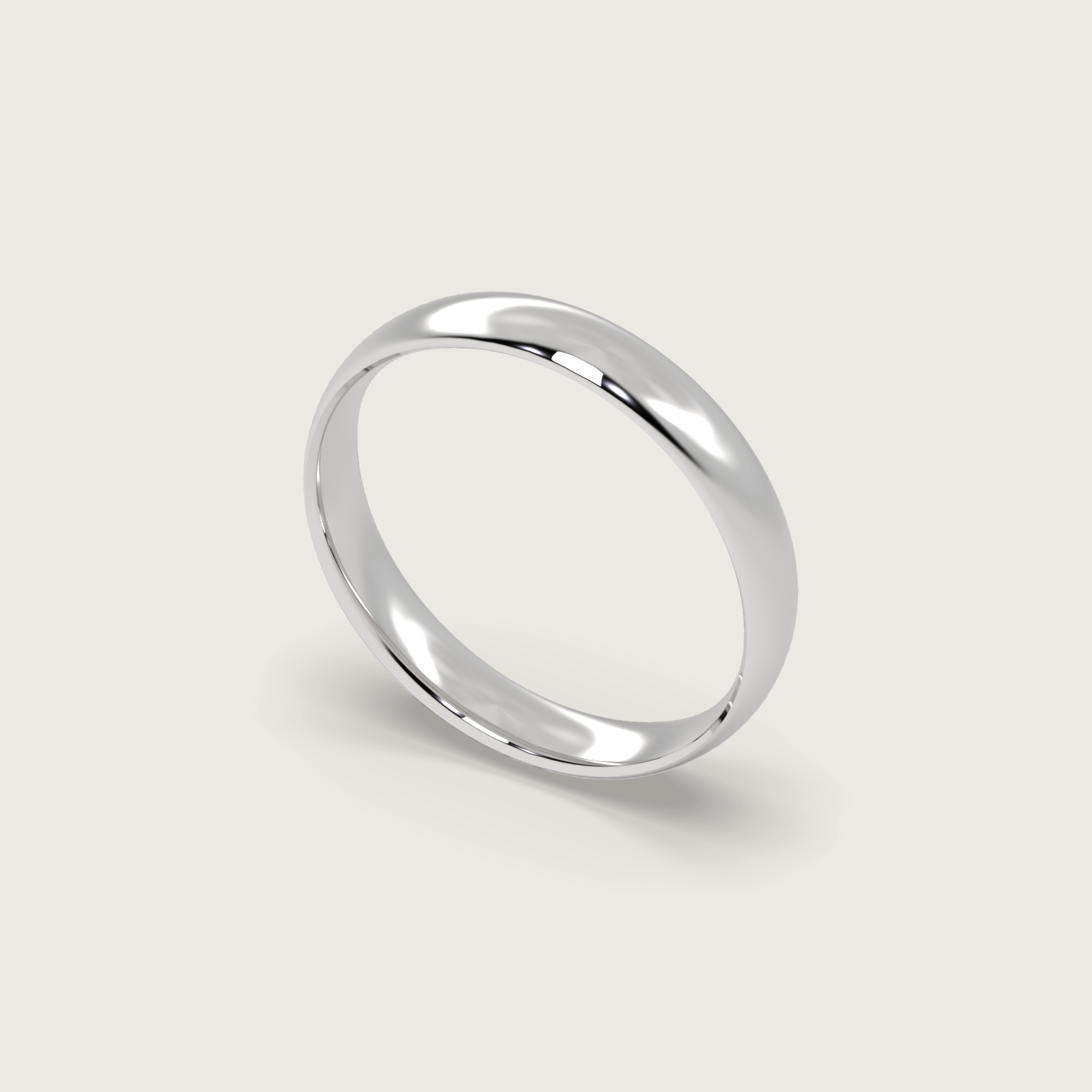Heavy Wedding Band - Fleur de Luce Profile