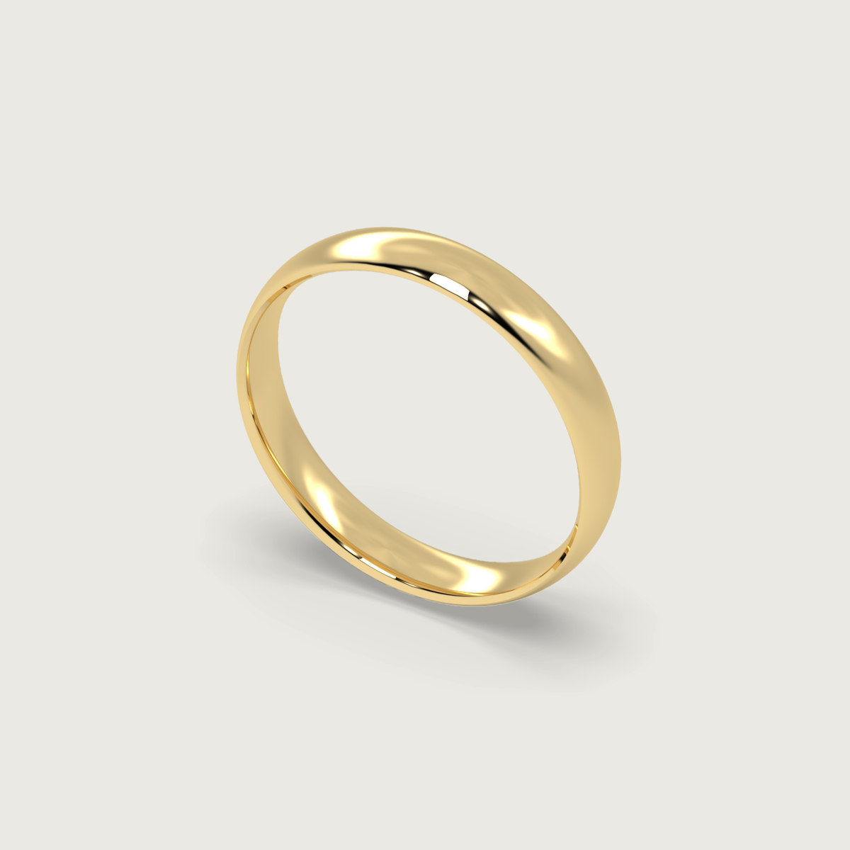 Heavy Wedding Band - Fleur de Luce Profile