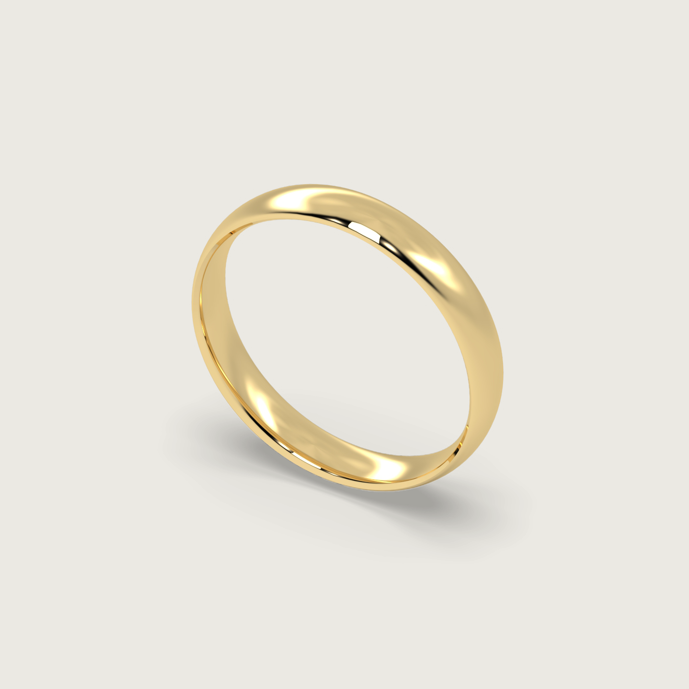 Heavy Wedding Band - Fleur de Luce Profile