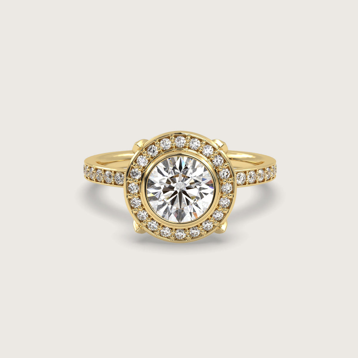 18K Yellow 1ct