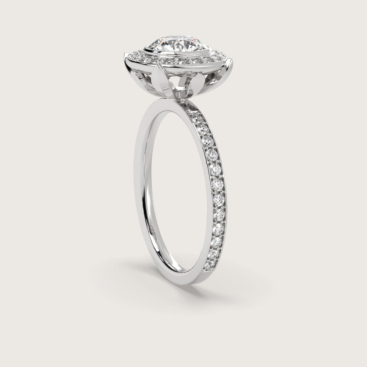 18K White 1ct