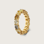 Tri-Colour Diamond Eternity Ring