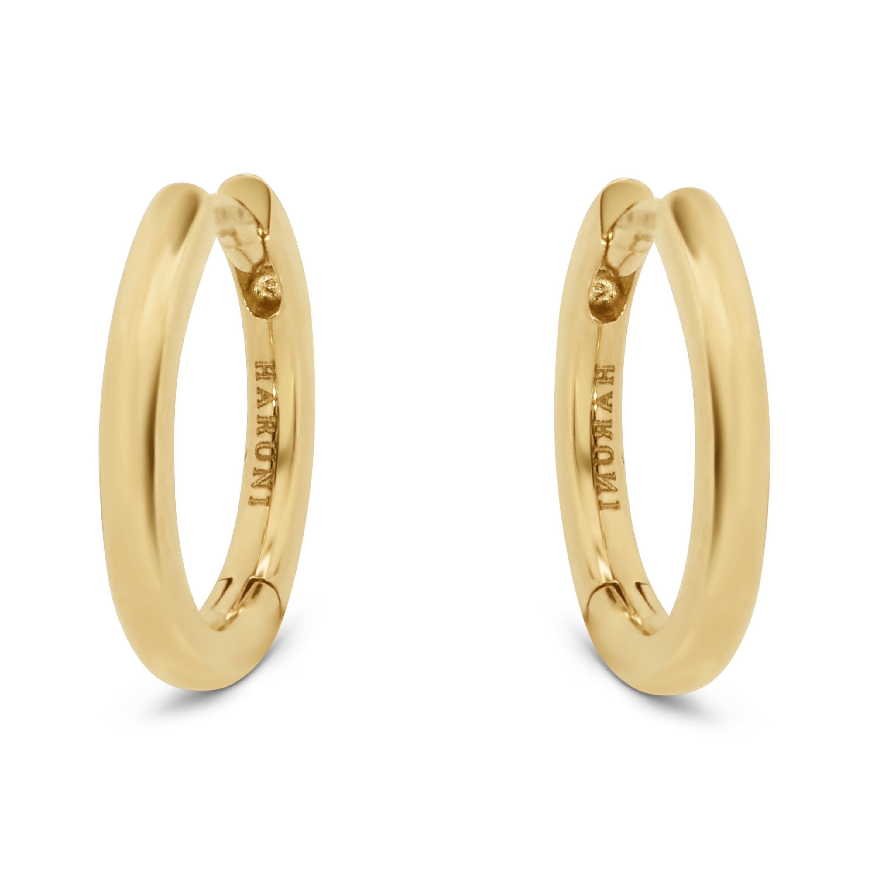 Gold Hoop Earrings: Classic Hoop Pair in 18k Yellow Gold
