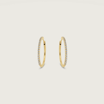 Diamond Pavé Earring Hoops