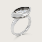 Inner Glow Marquise Diamond Cocktail Ring in 18k White Gold