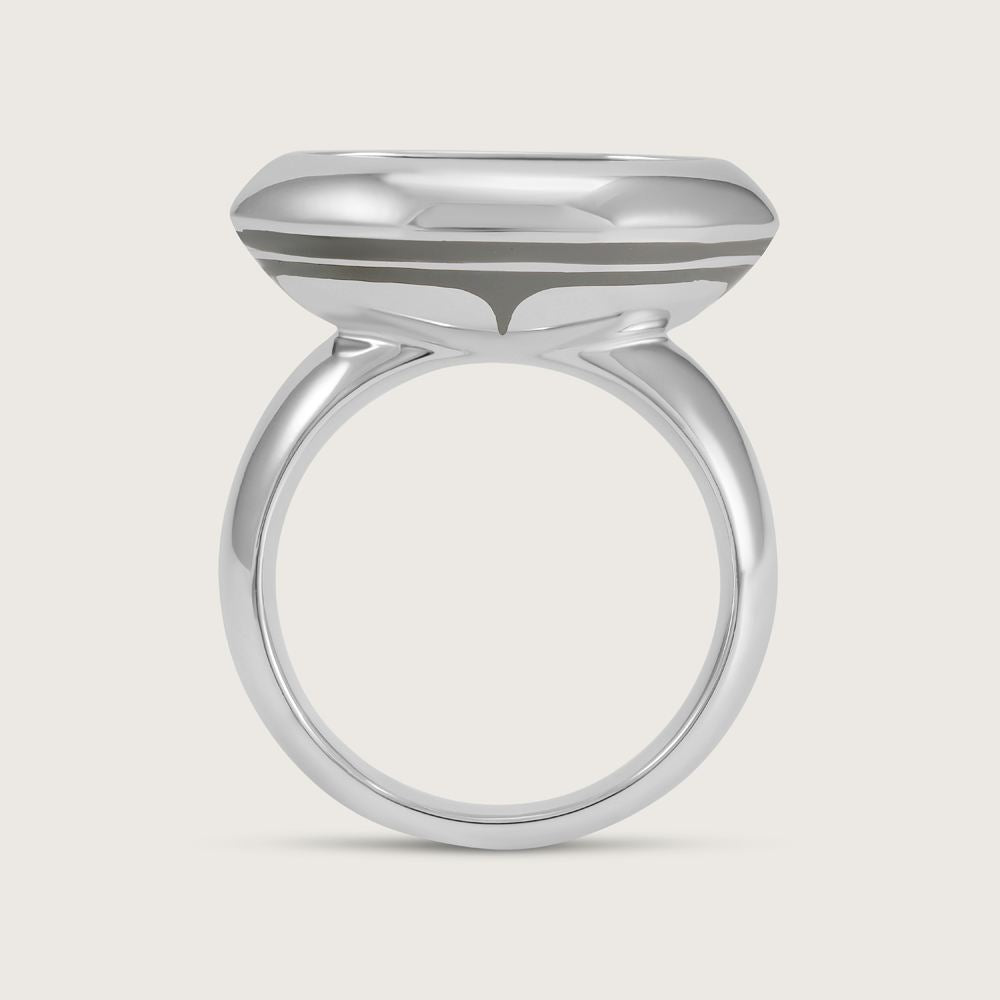 Inner Glow Marquise Diamond Cocktail Ring in 18k White Gold