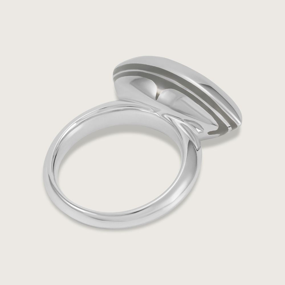 Inner Glow Marquise Diamond Cocktail Ring in 18k White Gold 4