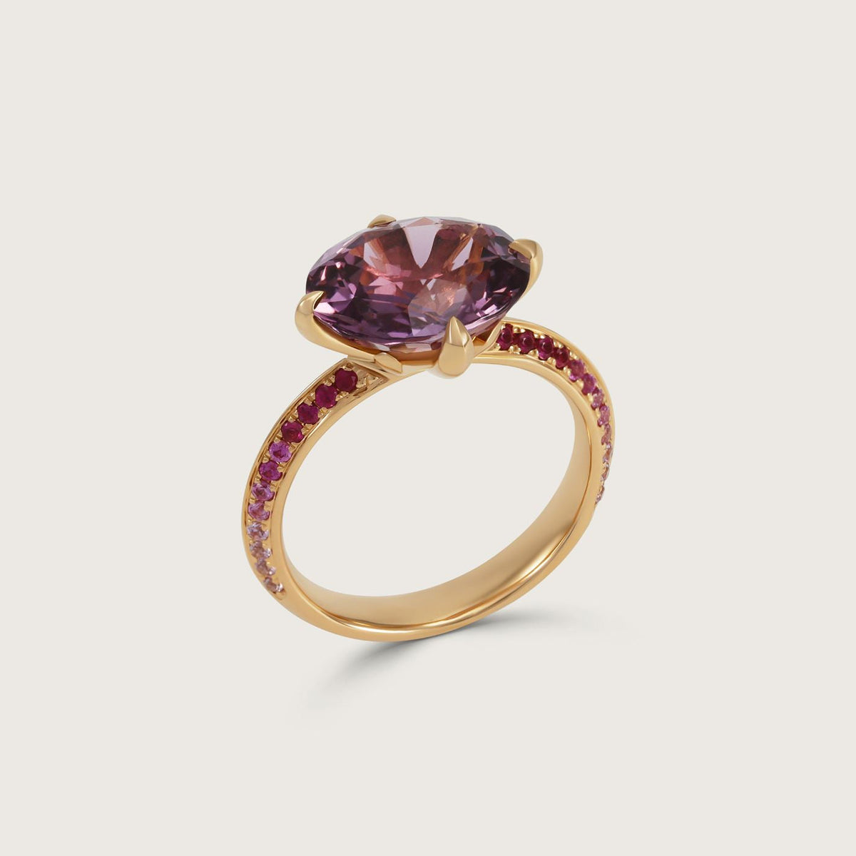 Fleur de Luce Origins Ring in Pinky Purple
