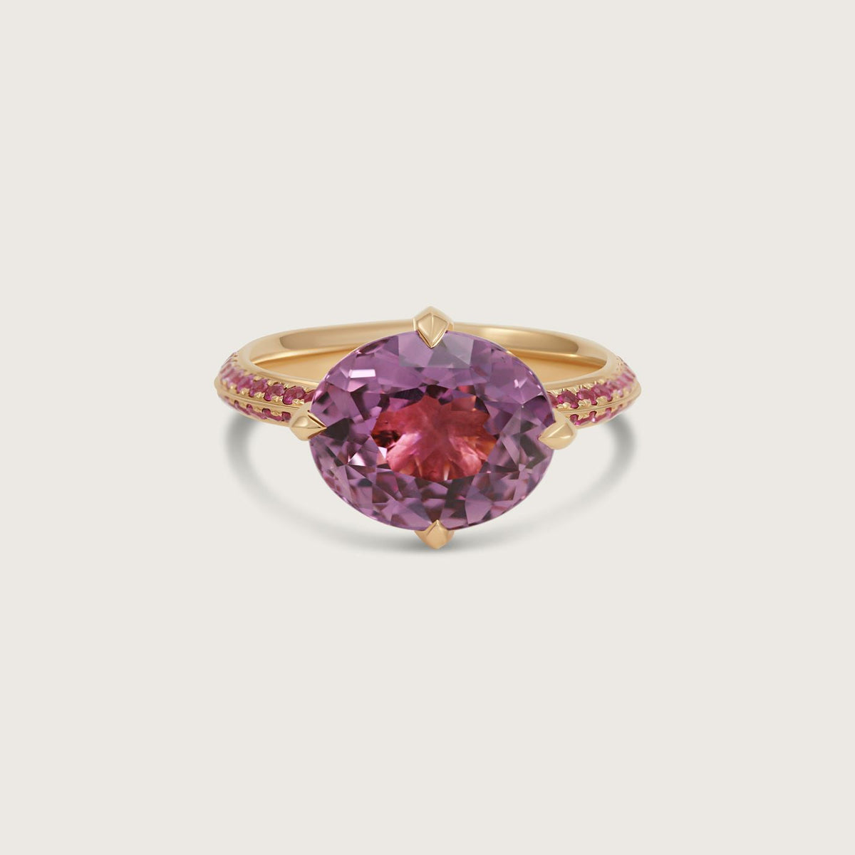 Fleur de Luce Origins Ring in Pinky Purple