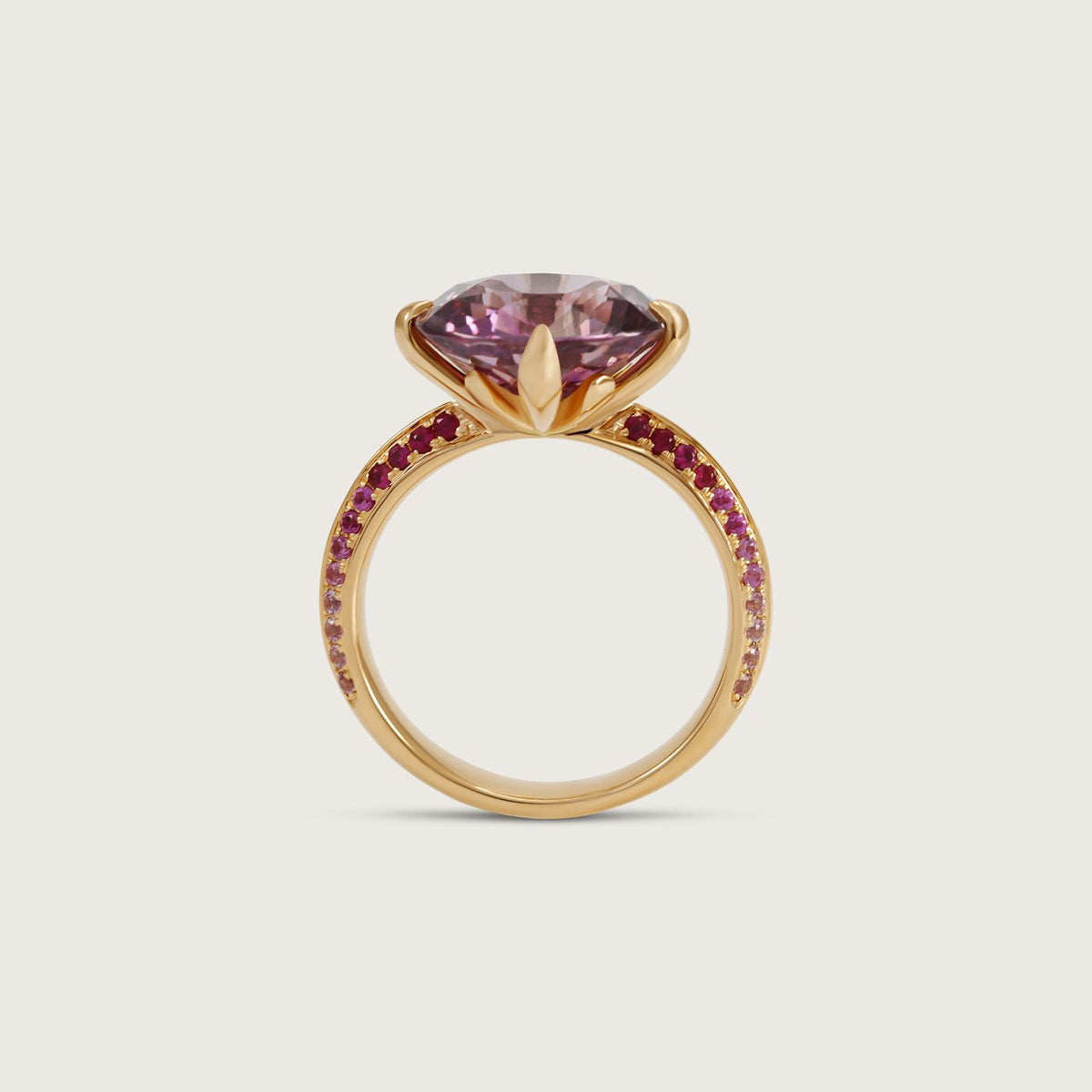 Fleur de Luce Origins Ring in Pinky Purple