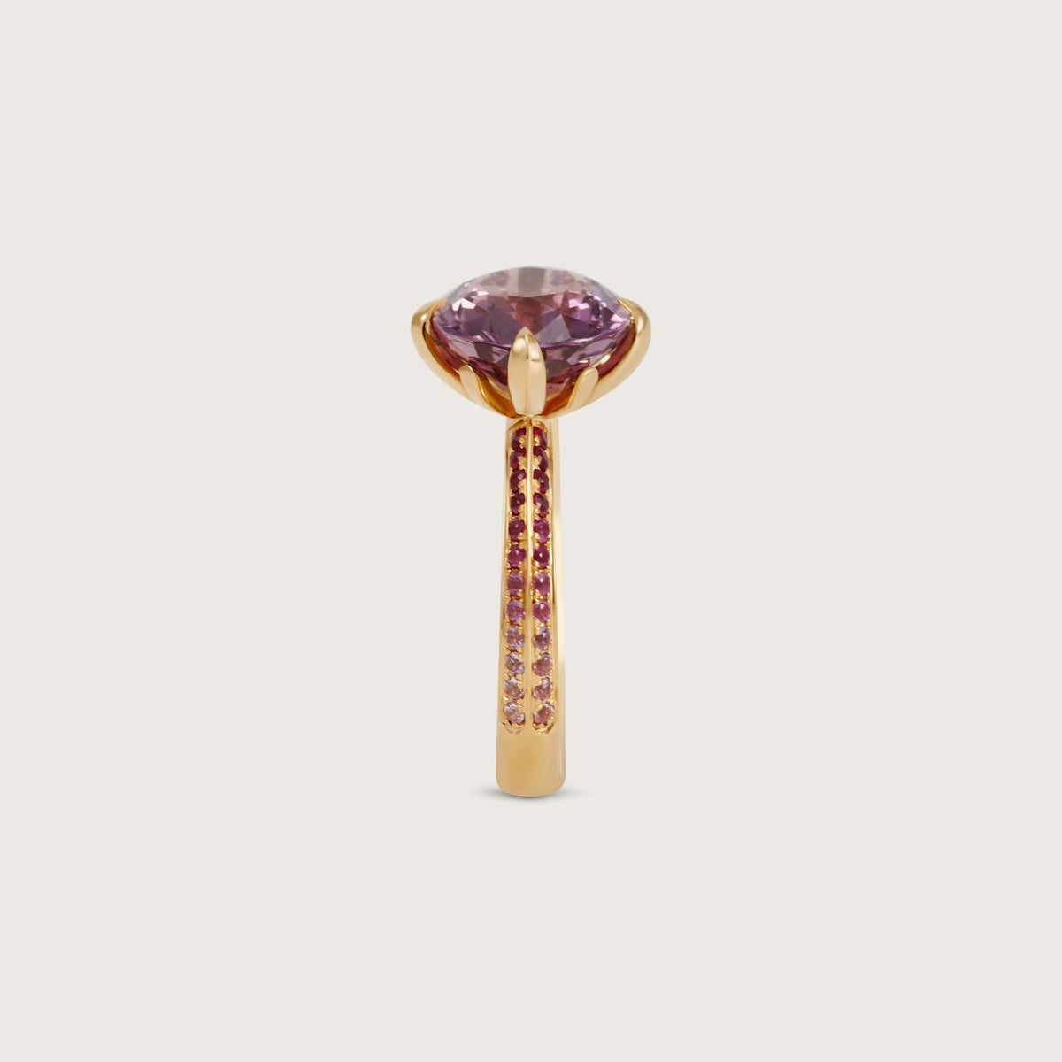 Fleur de Luce Origins Ring in Pinky Purple